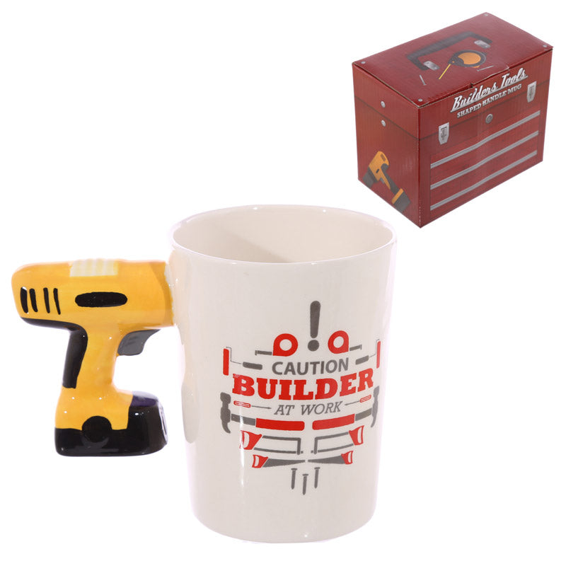 View Novelty Shaped Handle Ceramic Tool Mug Electric Drill information