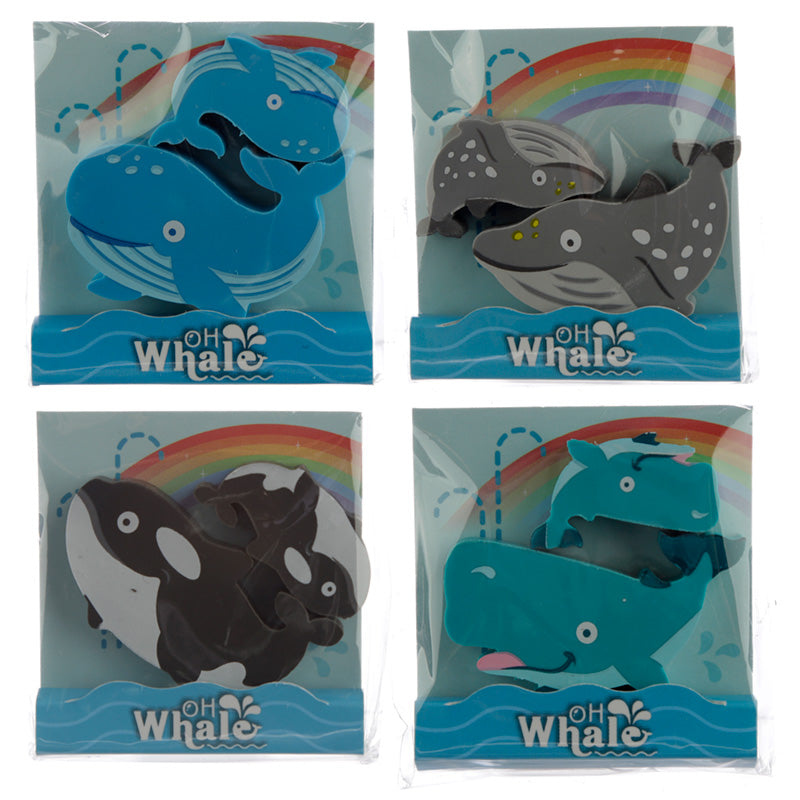 View Fun Whale Eraser Set of 2 information