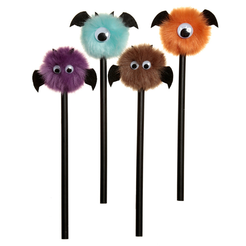 View Fun Monster Pom Pom Pencil with Topper information