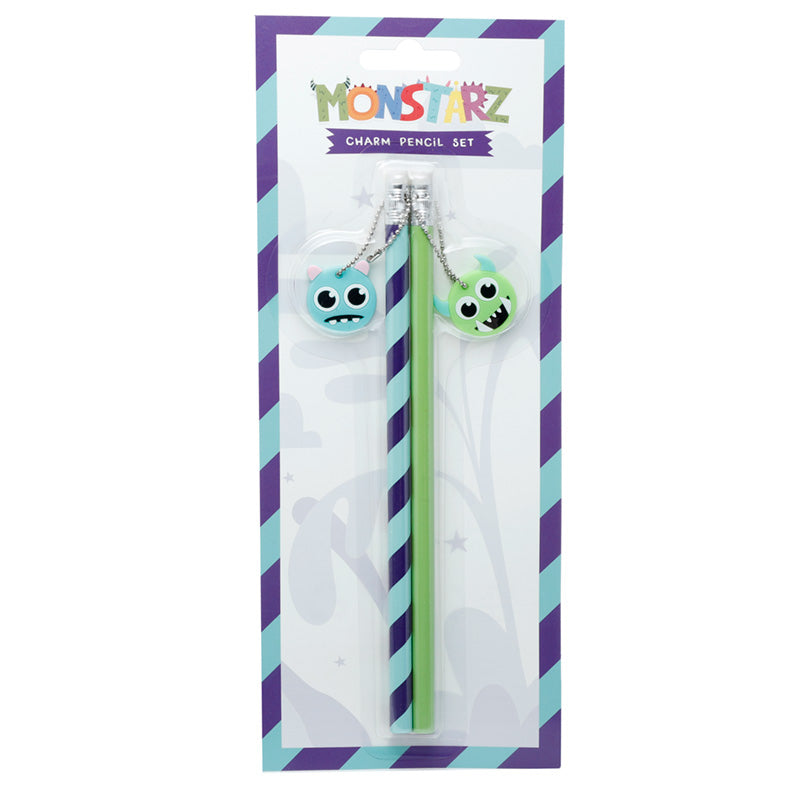 View PVC Charm Pencils Set of 2 Monstarz Monster information