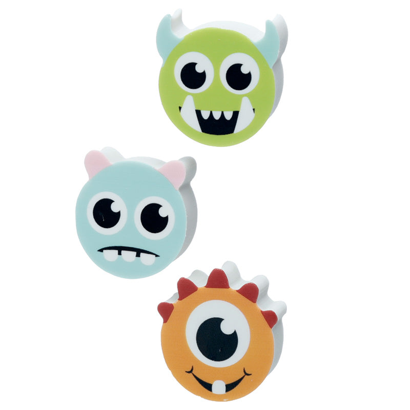 View Eraser 3 Piece Set Monstarz Monsters information