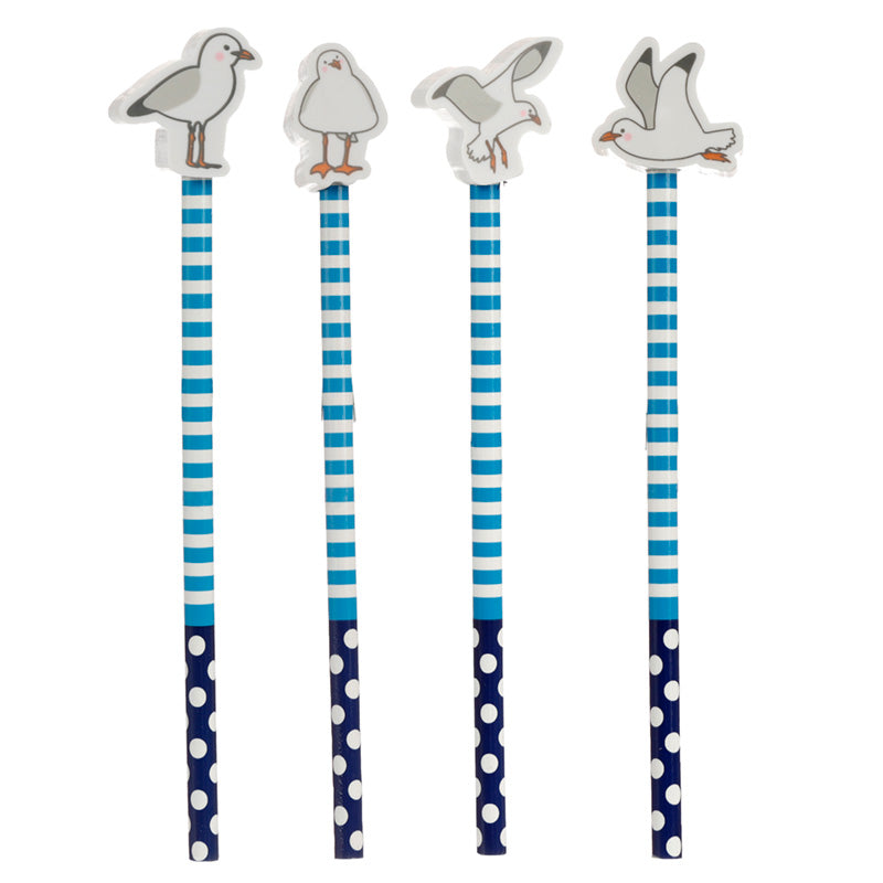 View Fun Seagull Pencil and Eraser Topper Set information