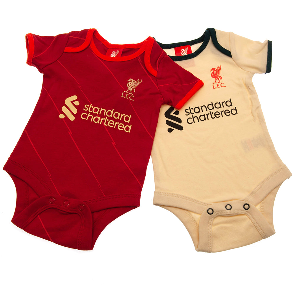 View Liverpool FC 2 Pack Bodysuit 1218 Mths DS information