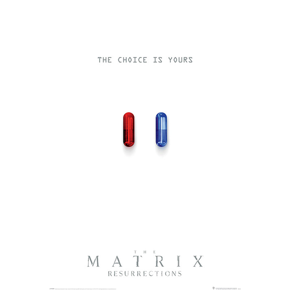 View The Matrix Resurrections Poster The Choice is Yours 62 information
