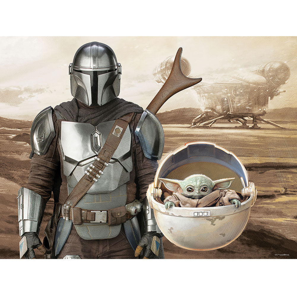 View Star Wars The Mandalorian 3D Image Puzzle 500pc Clan of Two information