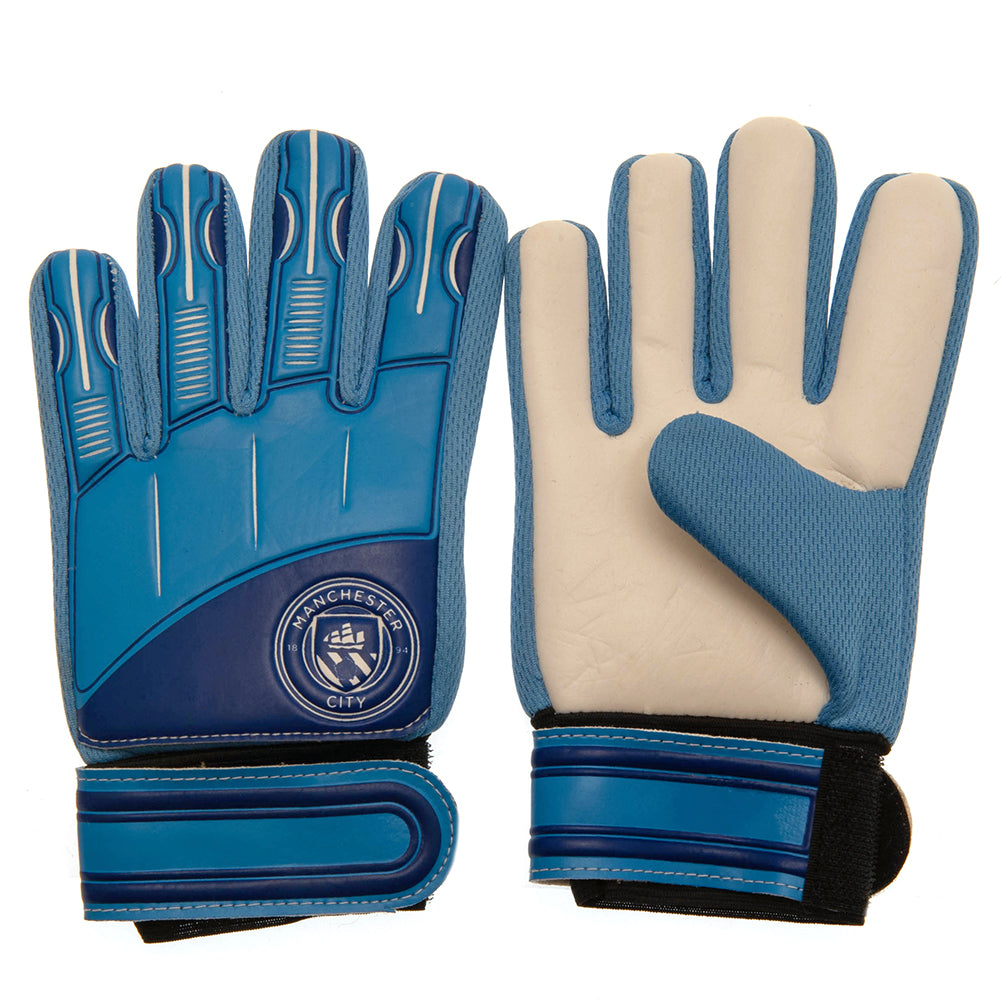 View Manchester City FC Goalkeeper Gloves Yths DT information