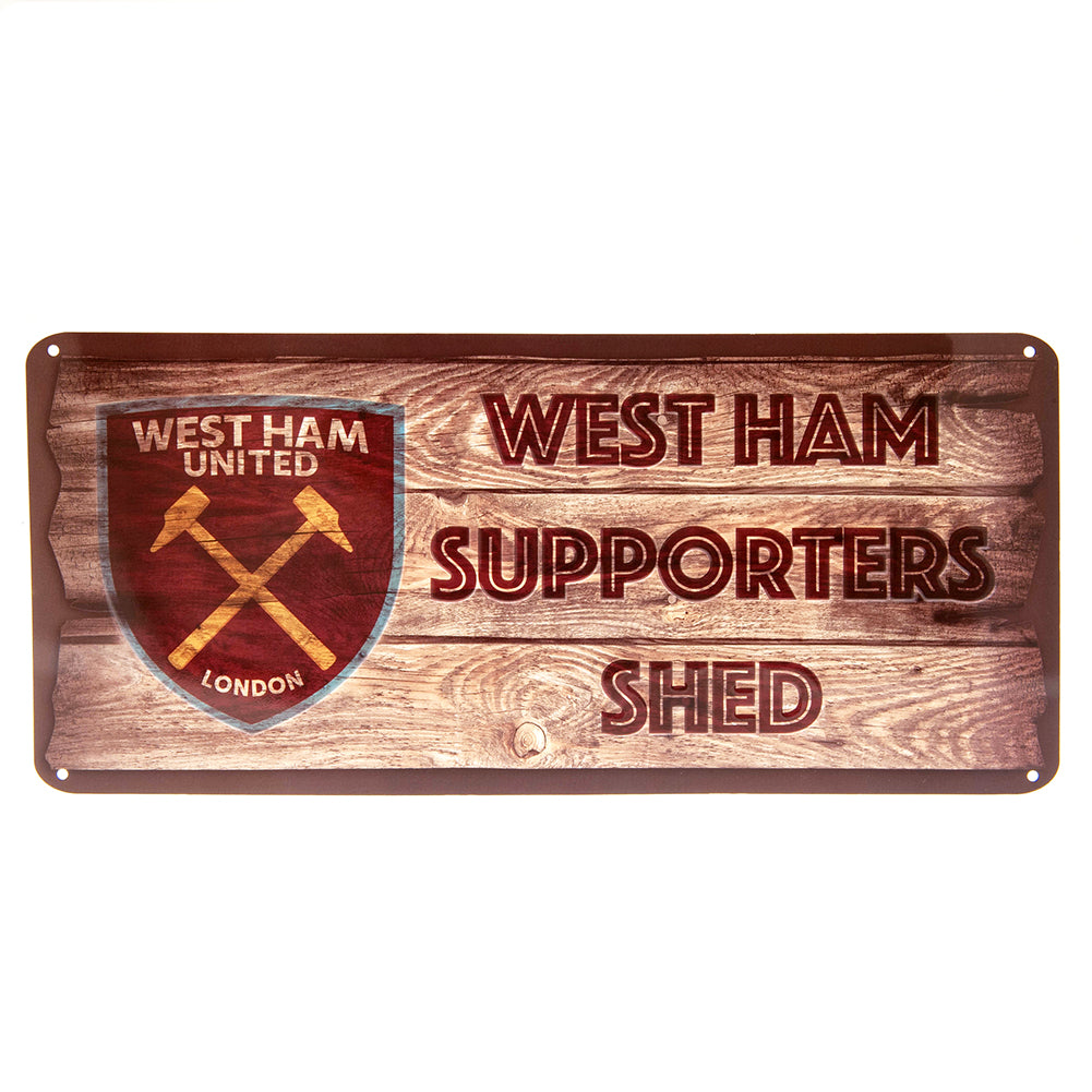 View West Ham United FC Shed Sign information