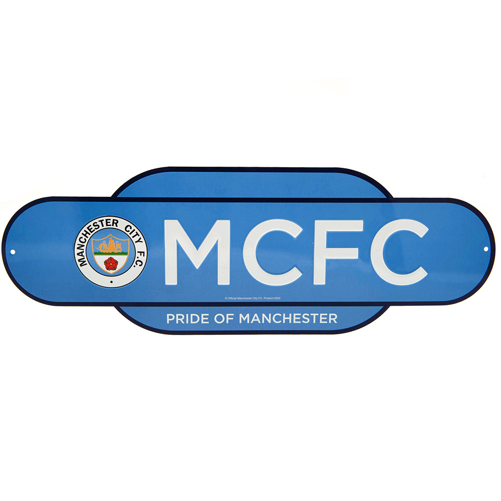 View Manchester City FC Colour Retro Sign information
