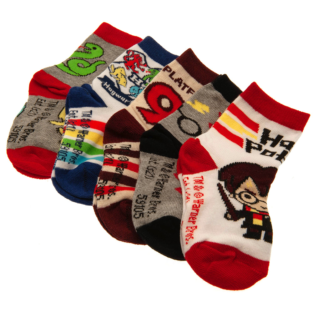 View Harry Potter 5pk Socks Gift Set 1218 mths information