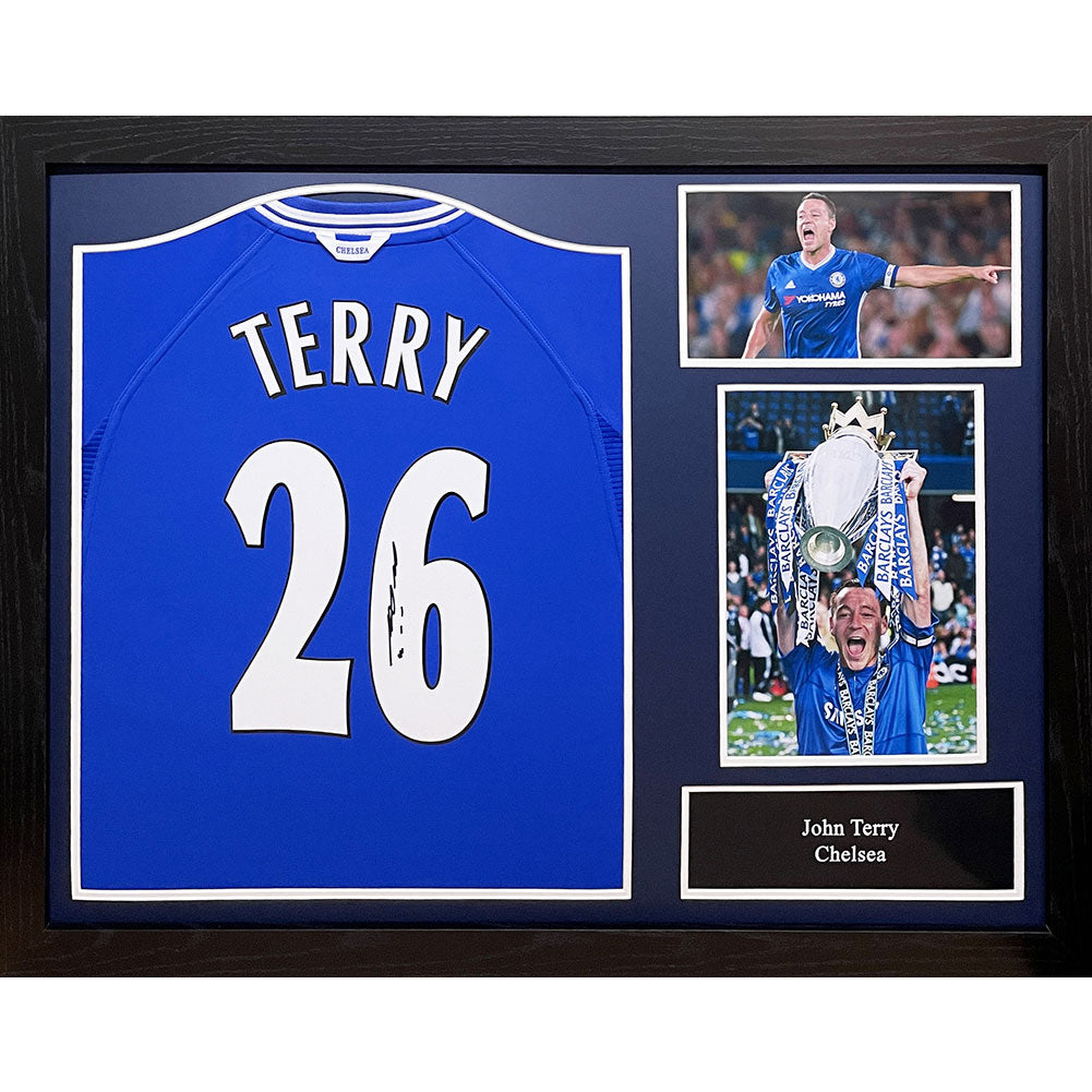 View Chelsea FC 2000 Terry Signed Shirt Framed information