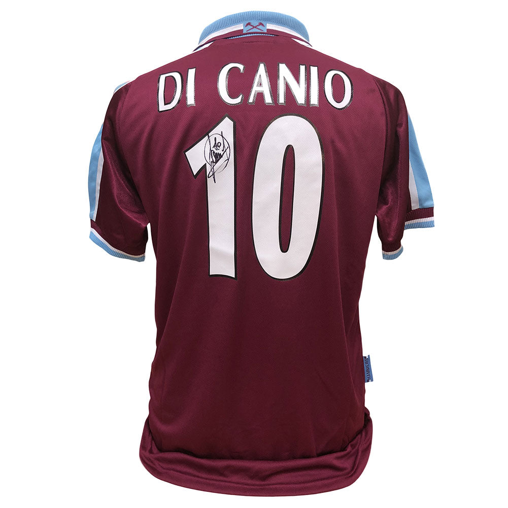 View West Ham United FC Di Canio Signed Shirt information