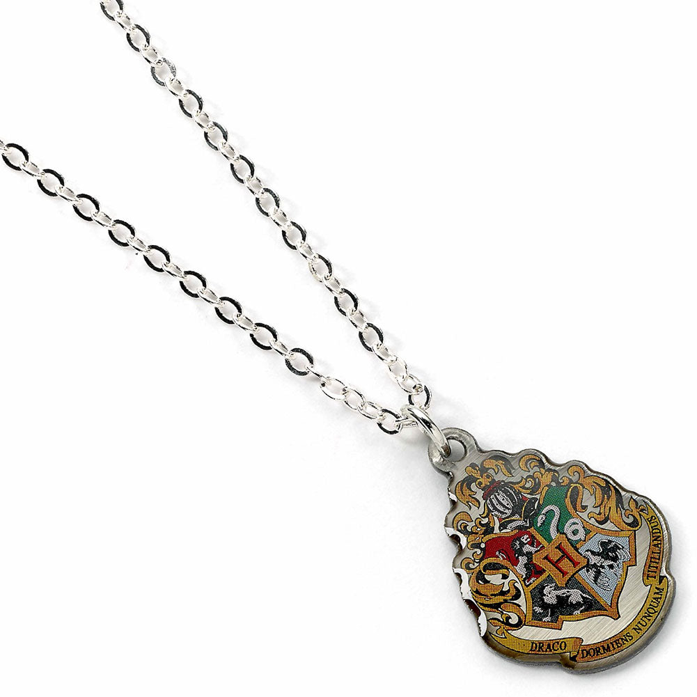 View Harry Potter Silver Plated Necklace Hogwarts information