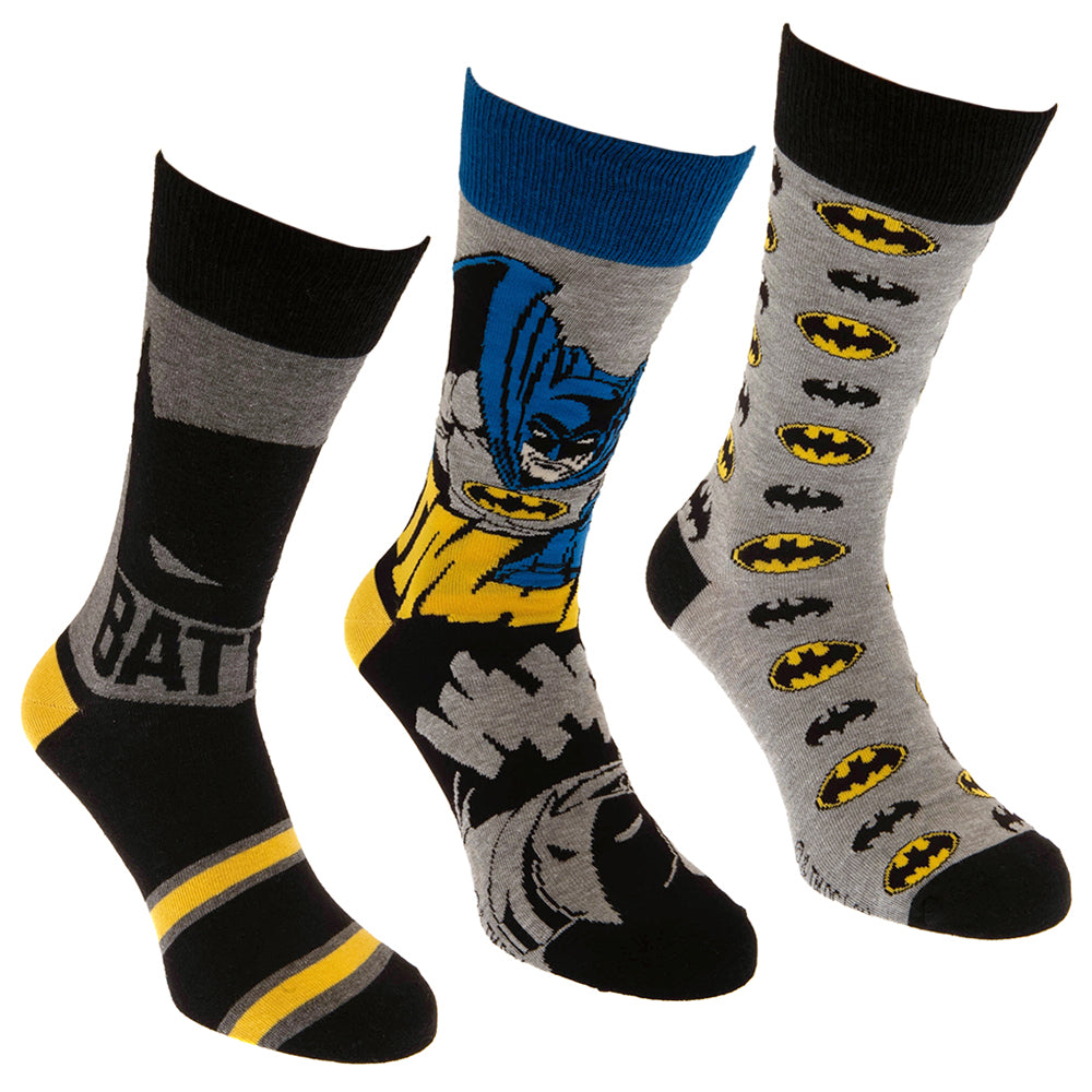 View Batman 3pk Socks Gift Box information