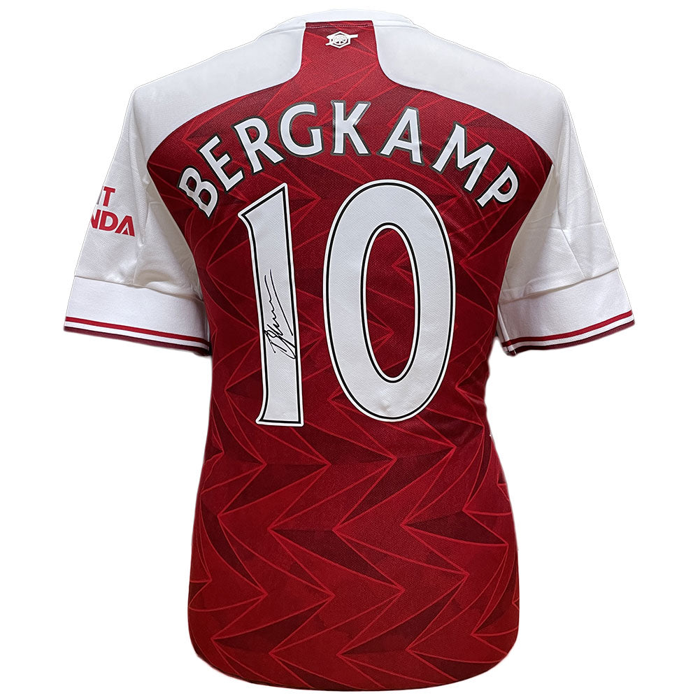 View Arsenal FC Bergkamp Signed Shirt information