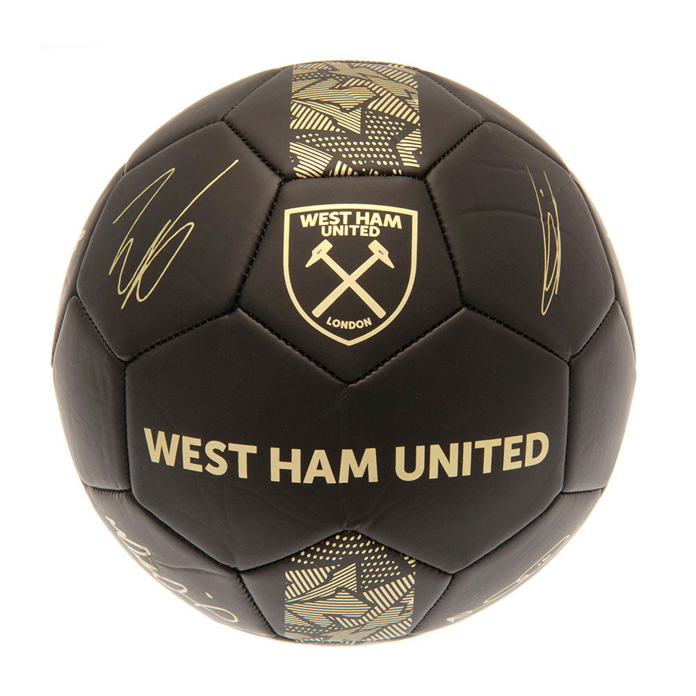 View West Ham United FC Skill Ball Signature Gold PH information