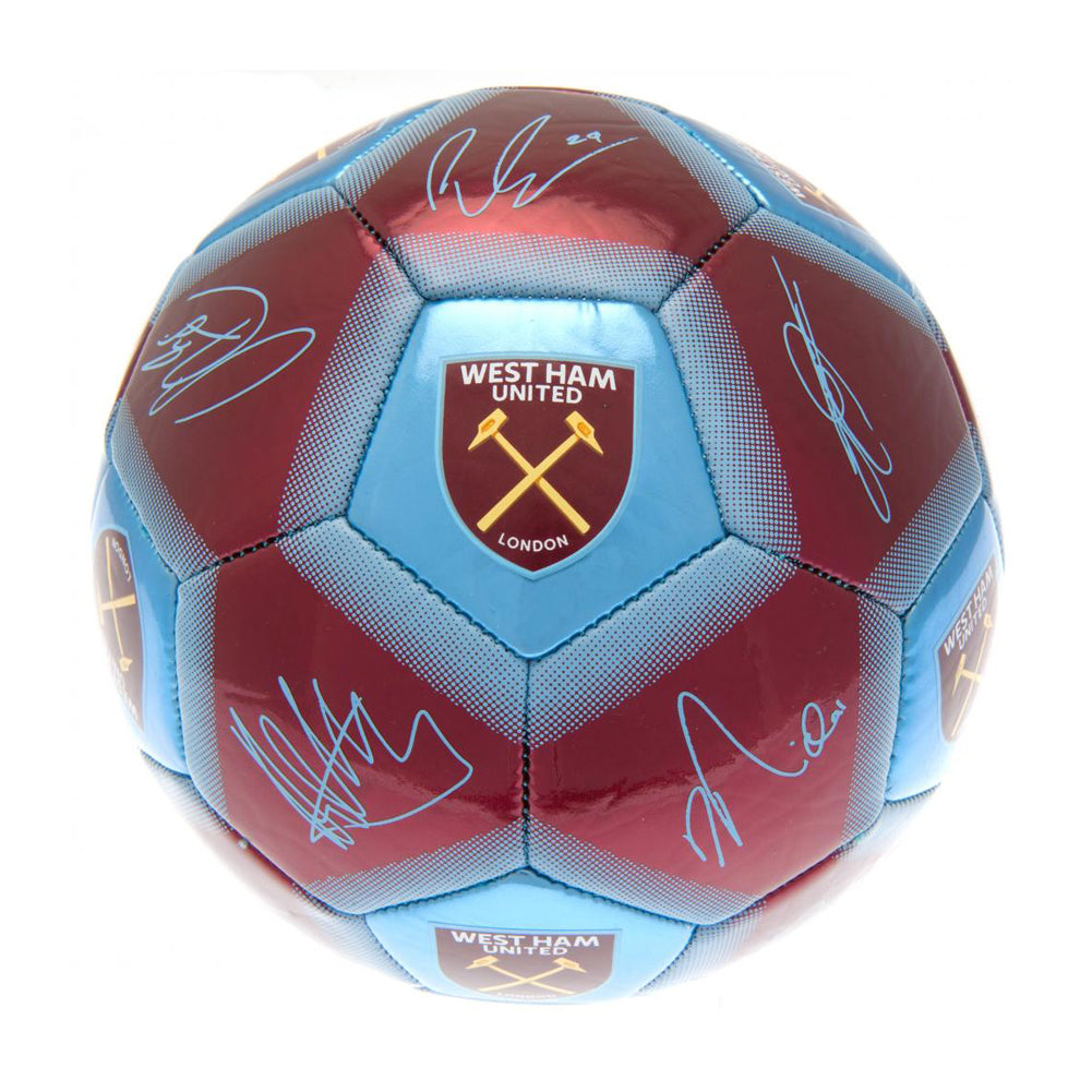 View West Ham United FC Skill Ball Signature information