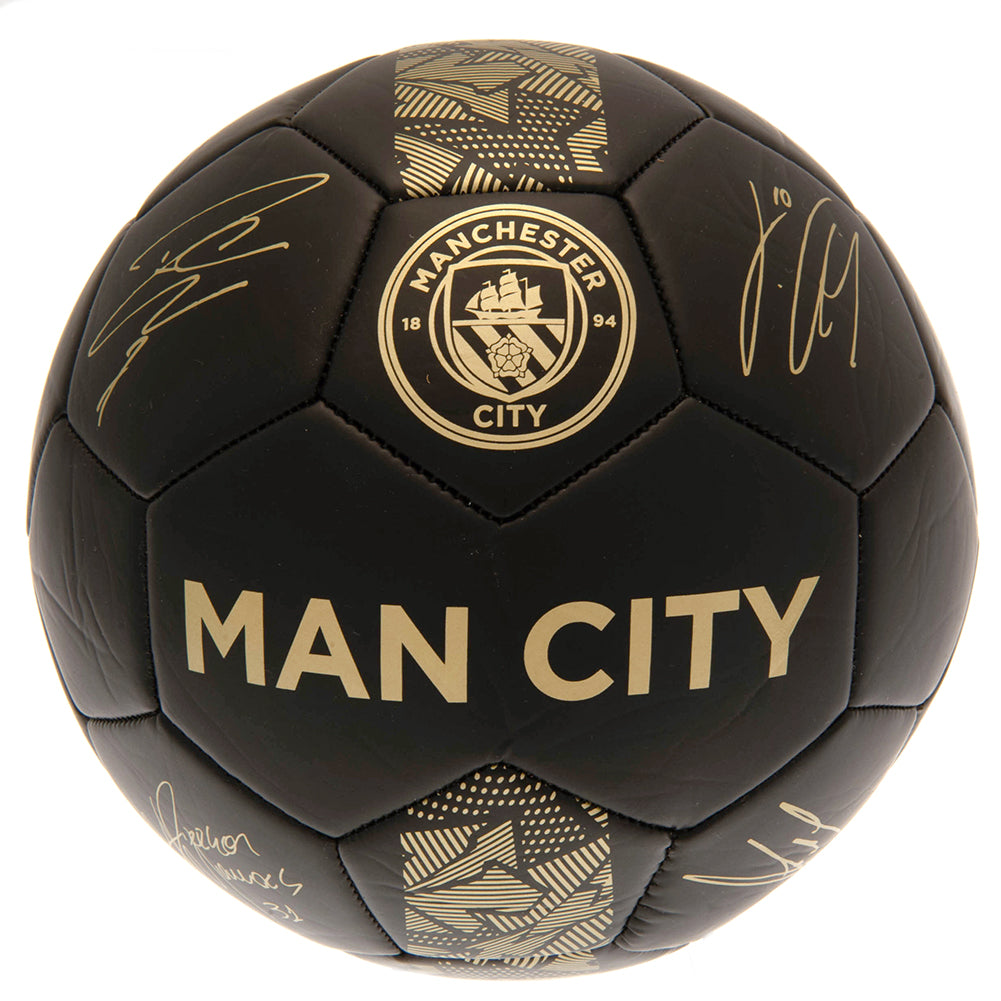 View Manchester City FC Football Signature Gold PH information