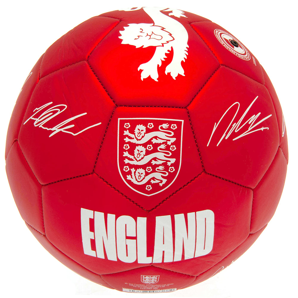 View England FA Football Signature Red PH information