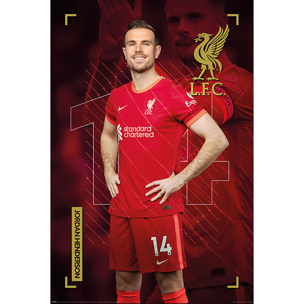 View Liverpool FC Poster Henderson 1 information