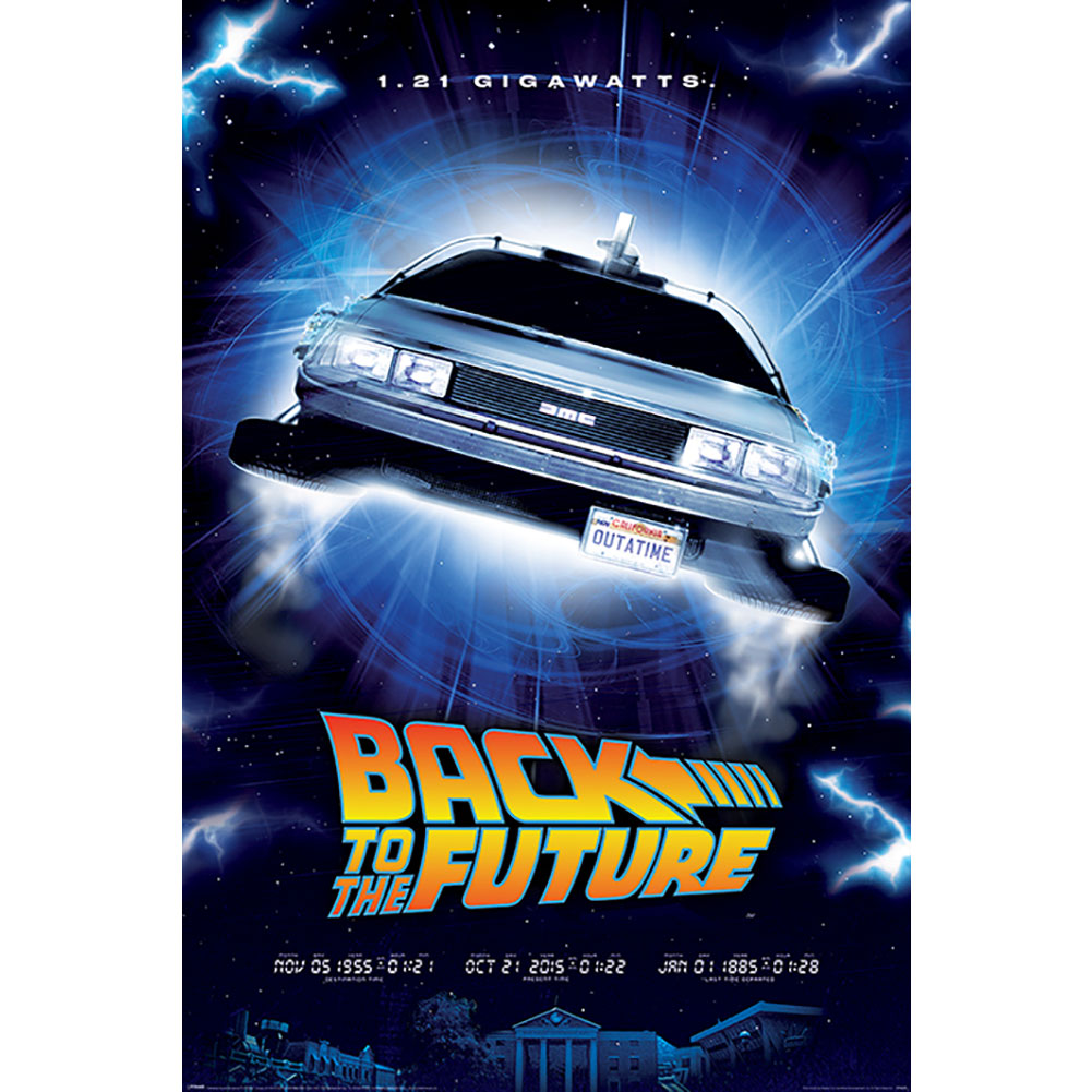 View Back To The Future Poster 121 Gigawatts 203 information