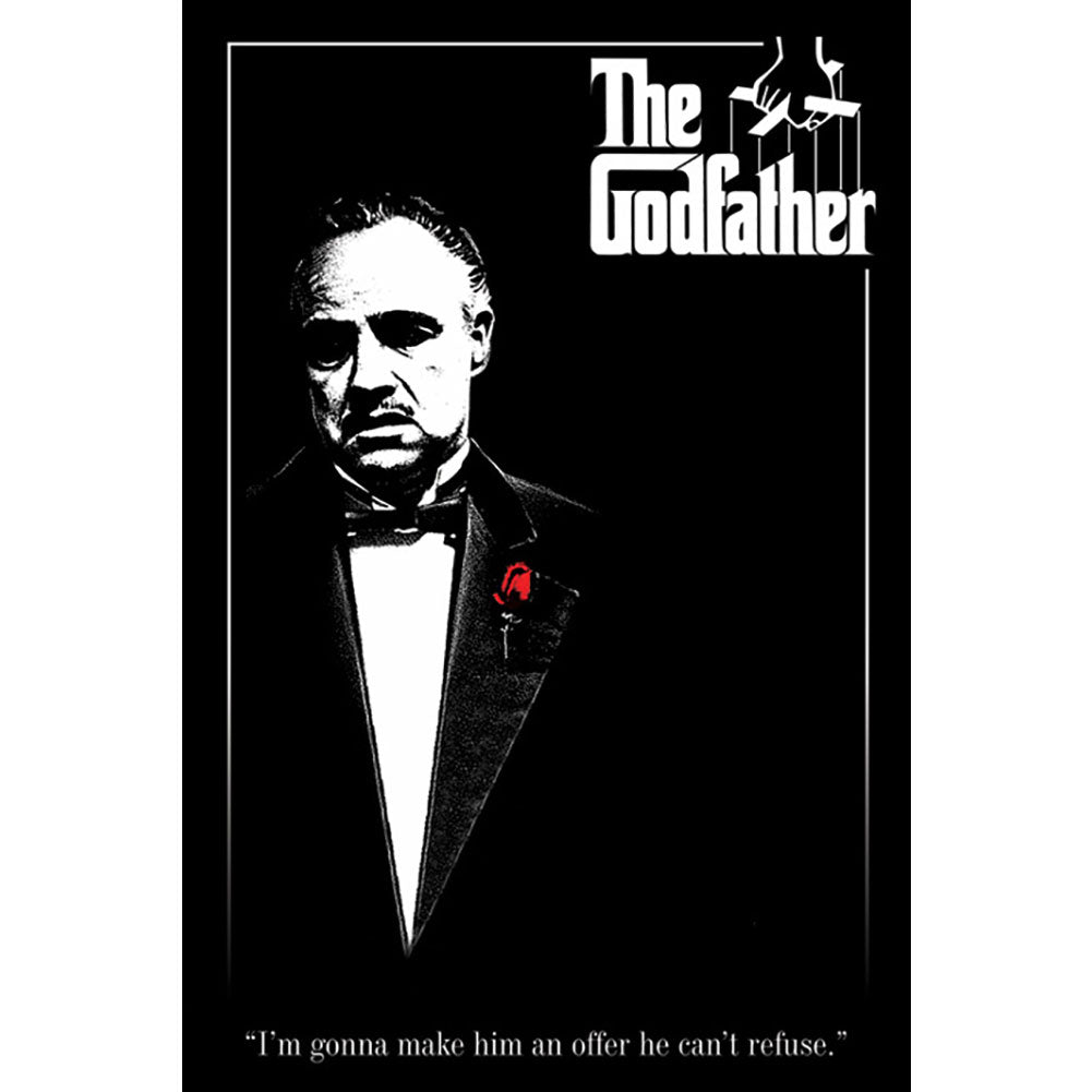 View The Godfather Poster Red Rose 211 information