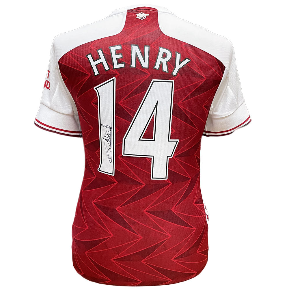 View Arsenal FC Henry Signed Shirt information