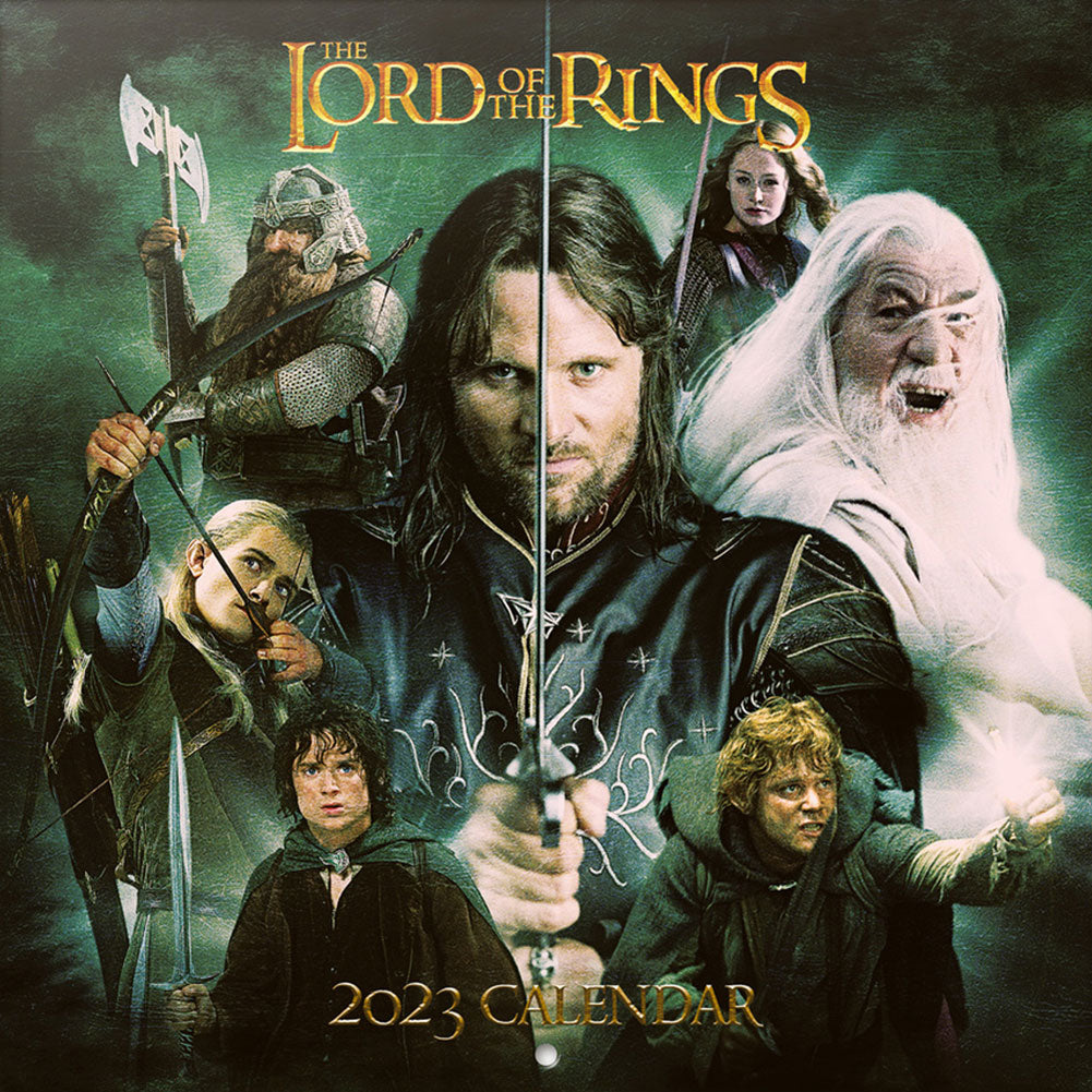 View The Lord Of The Rings Square Calendar 2023 information