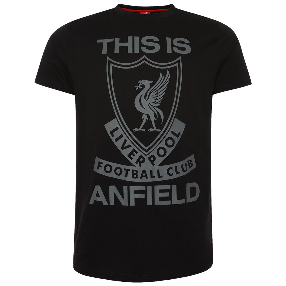 View Liverpool FC This Is Anfield T Shirt Mens Black XL information