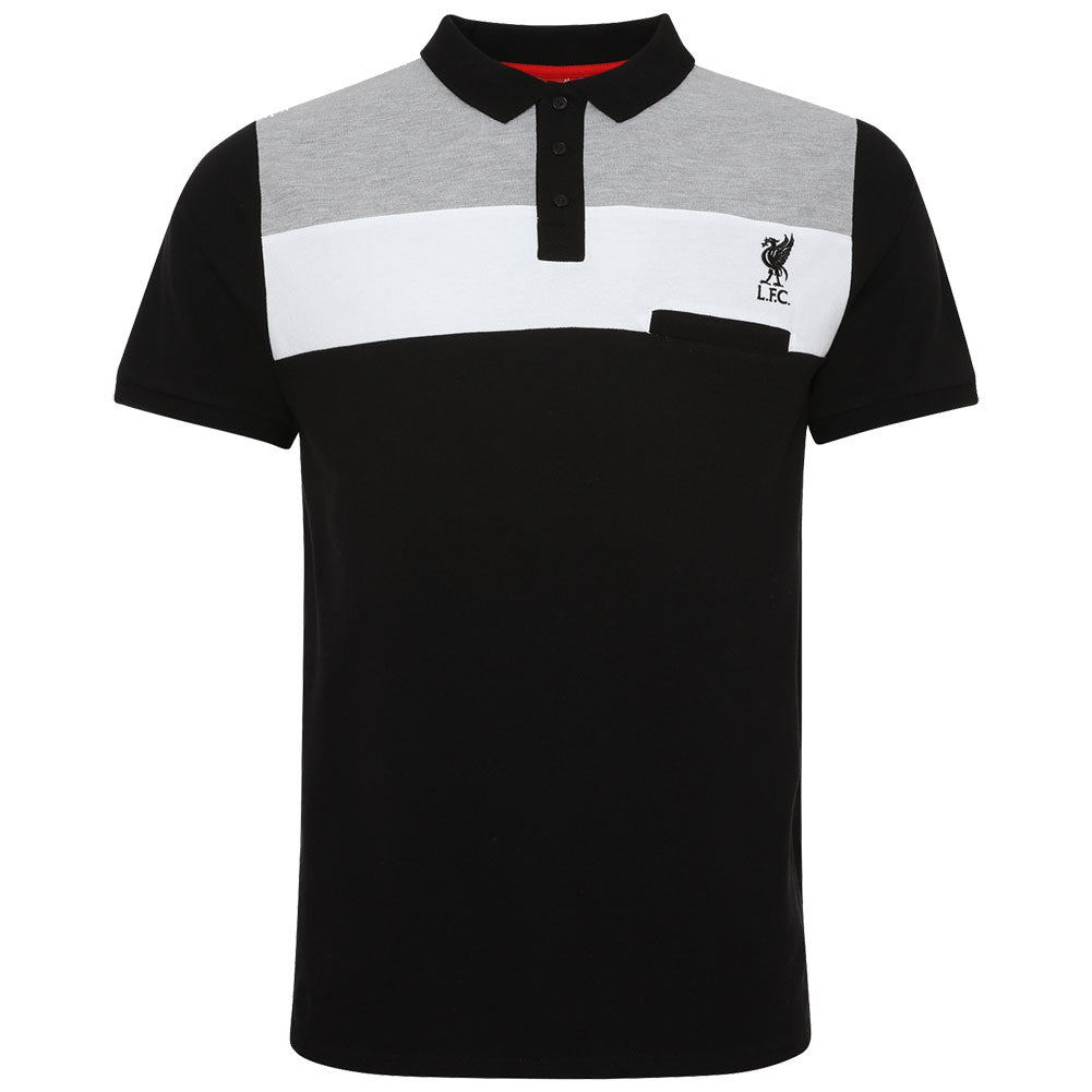 View Liverpool FC Colour Block Polo Mens Black S information