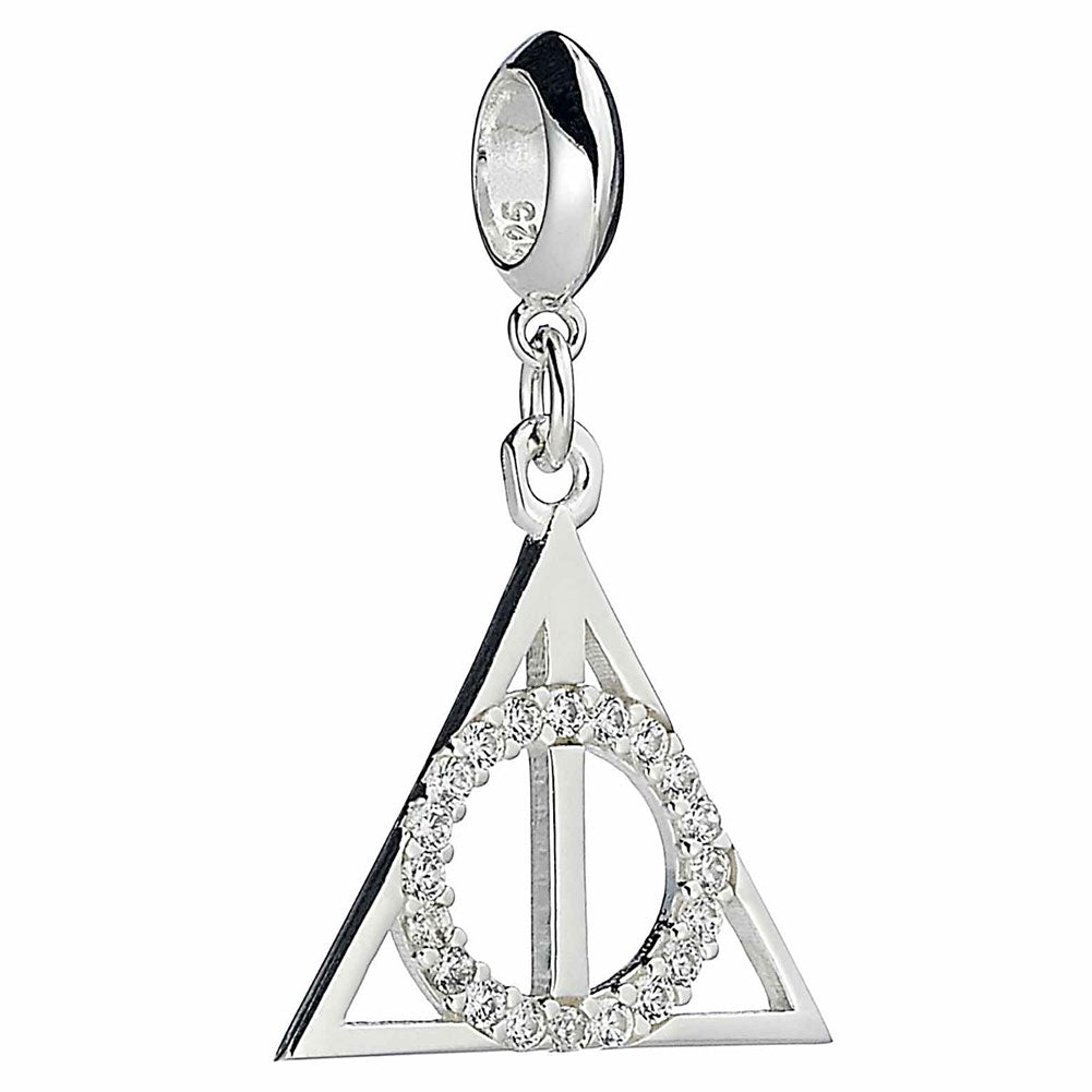 View Harry Potter Sterling Silver Crystal Charm Deathly Hallows information