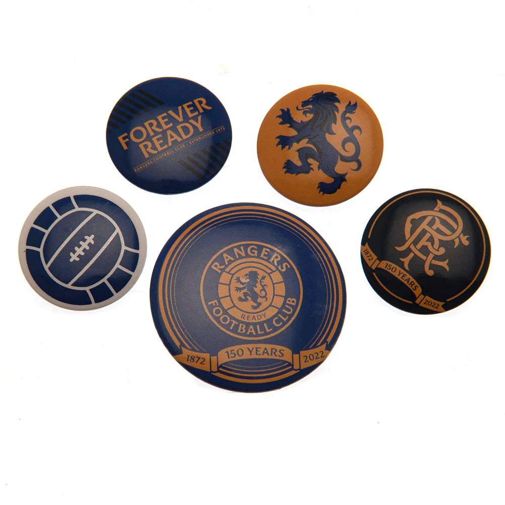 View Rangers FC Button Badge Set information