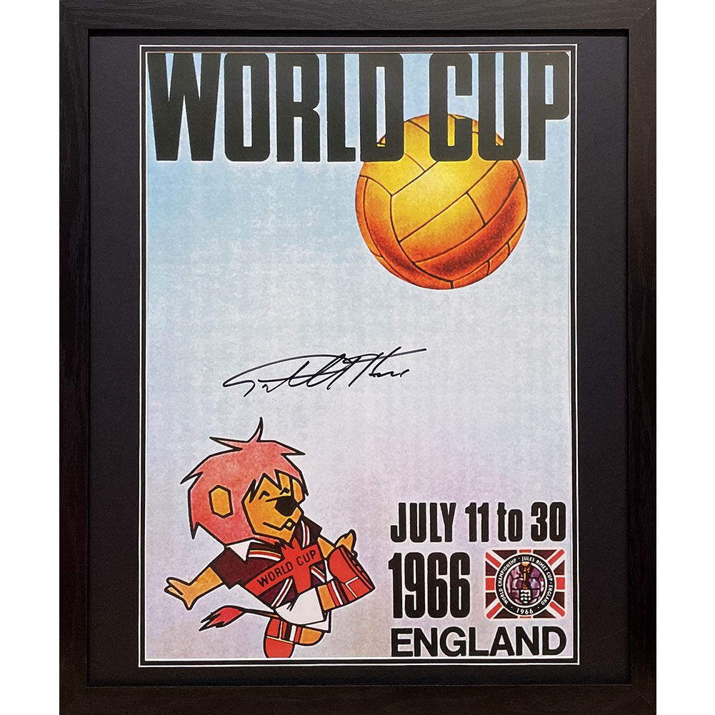 View England FA 1966 Sir Geoff Hurst Signed Framed Print information