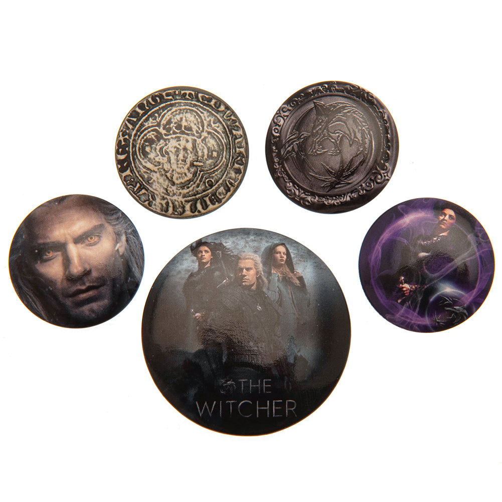 View The Witcher Button Badge Set information