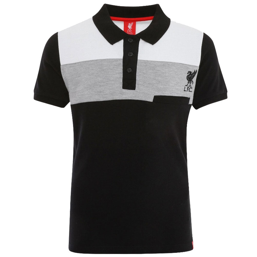 View Liverpool FC Colour Block Polo Junior 1112 Yrs information