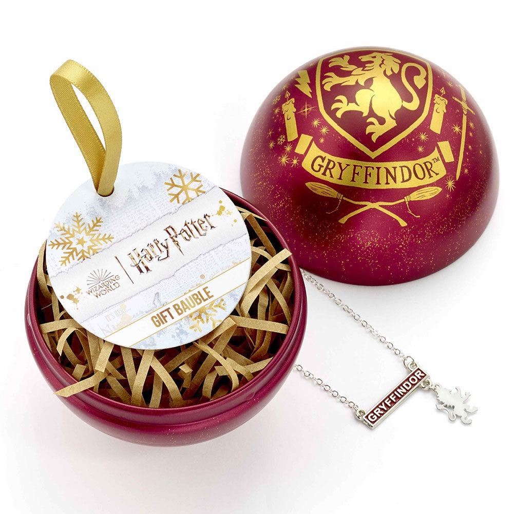 View Harry Potter Christmas Gift Bauble Gryffindor information