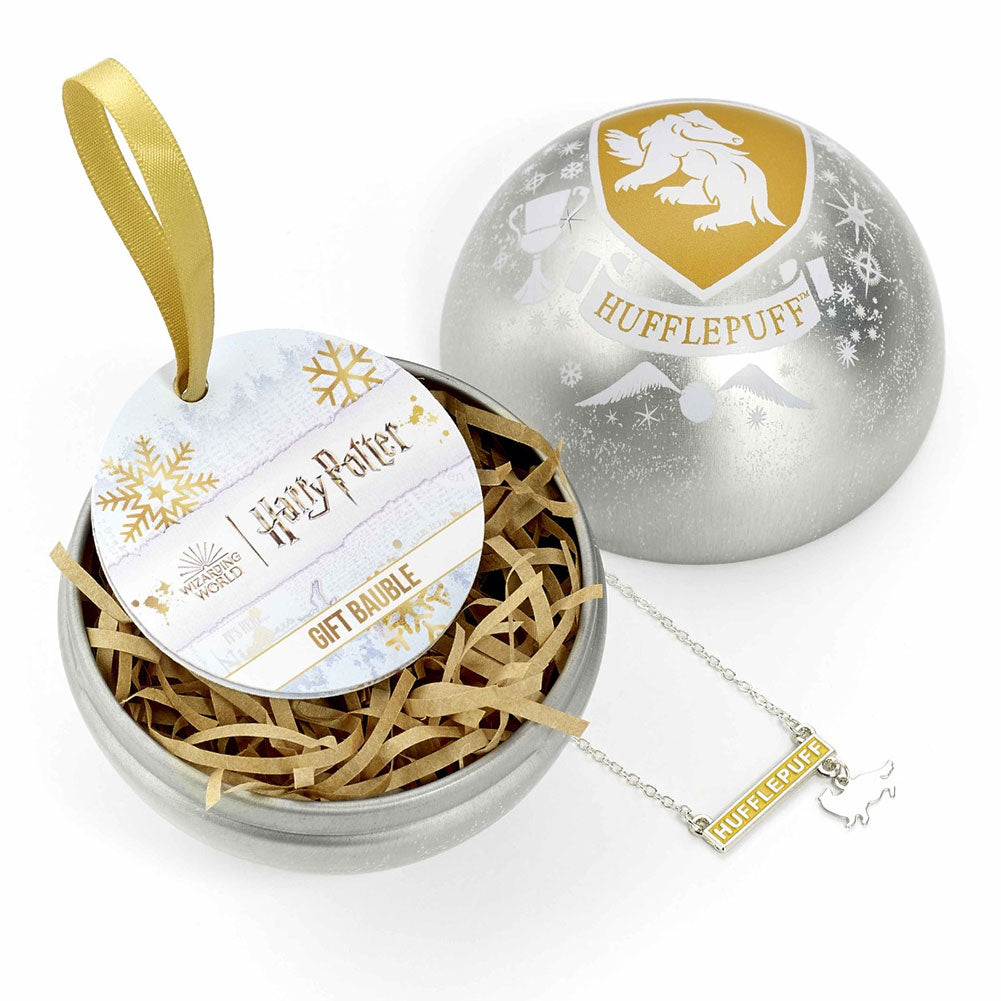 View Harry Potter Christmas Gift Bauble Hufflepuff information