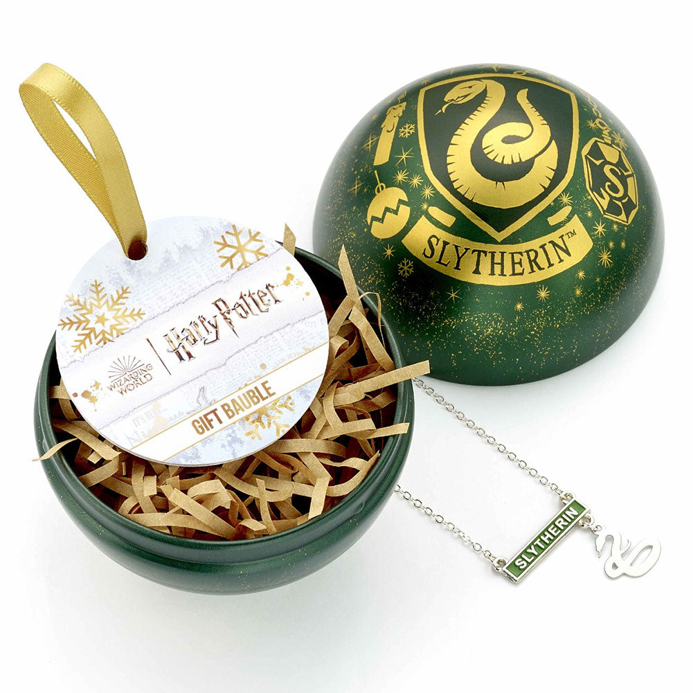 View Harry Potter Christmas Gift Bauble Slytherin information