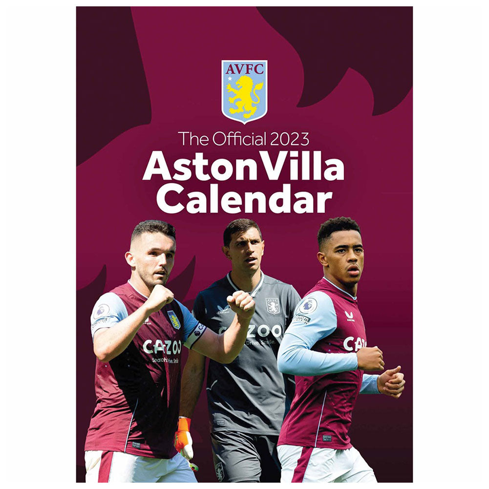 View Aston Villa FC A3 Calendar 2023 information