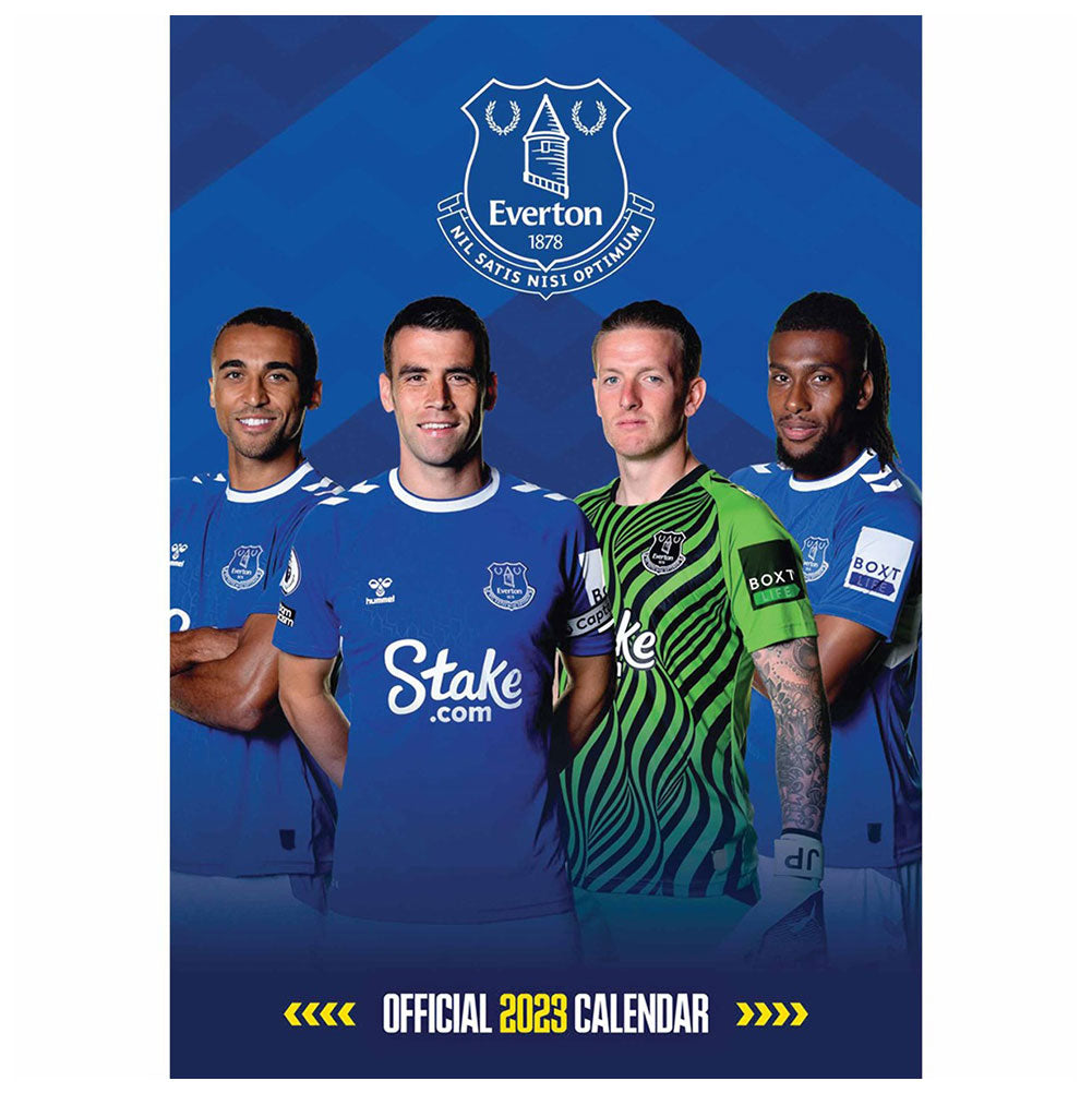 View Everton FC A3 Calendar 2023 information