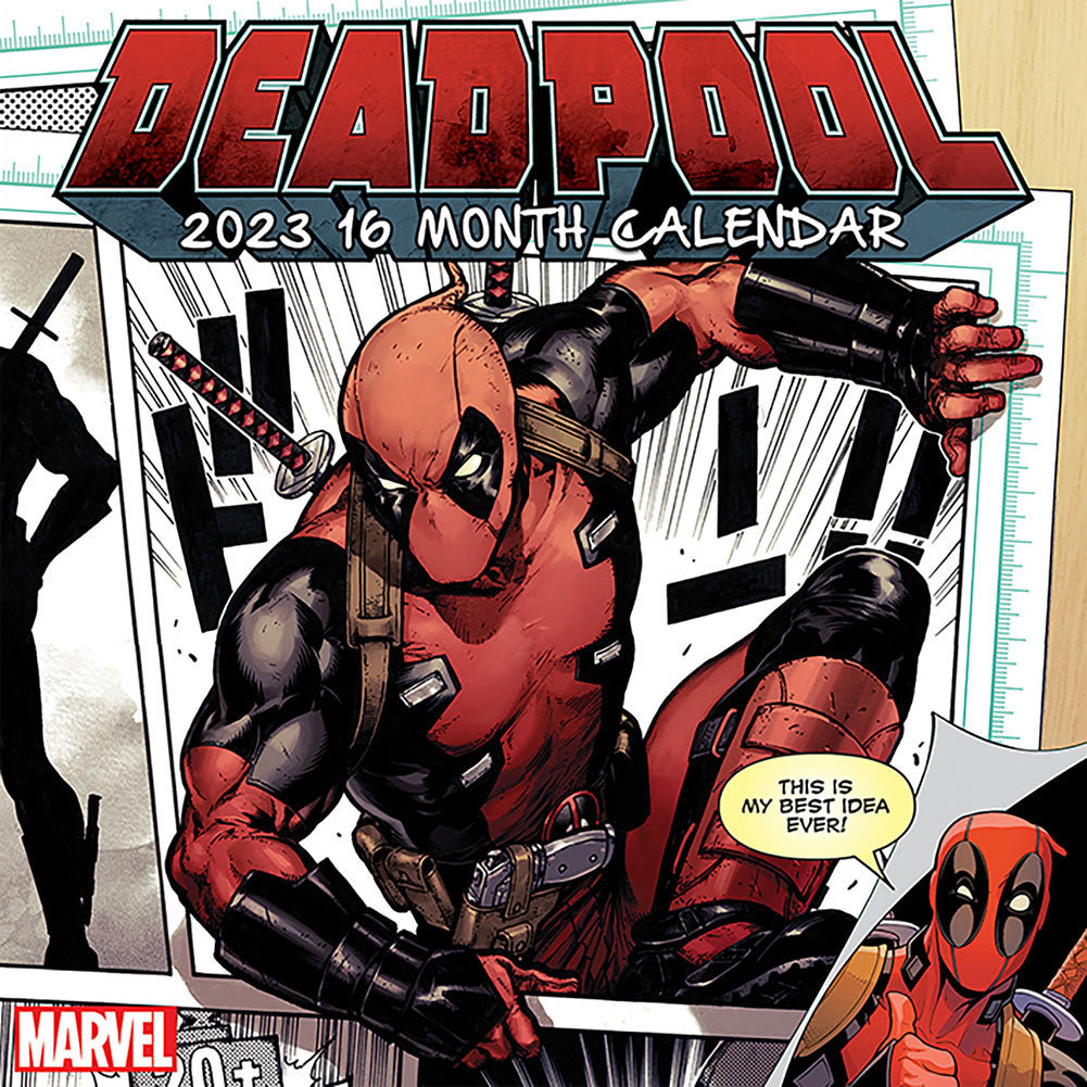 View Deadpool Square Calendar 2023 information