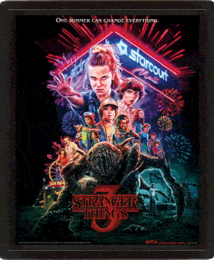 View Stranger Things Framed 3D Picture Summer Of 85 information