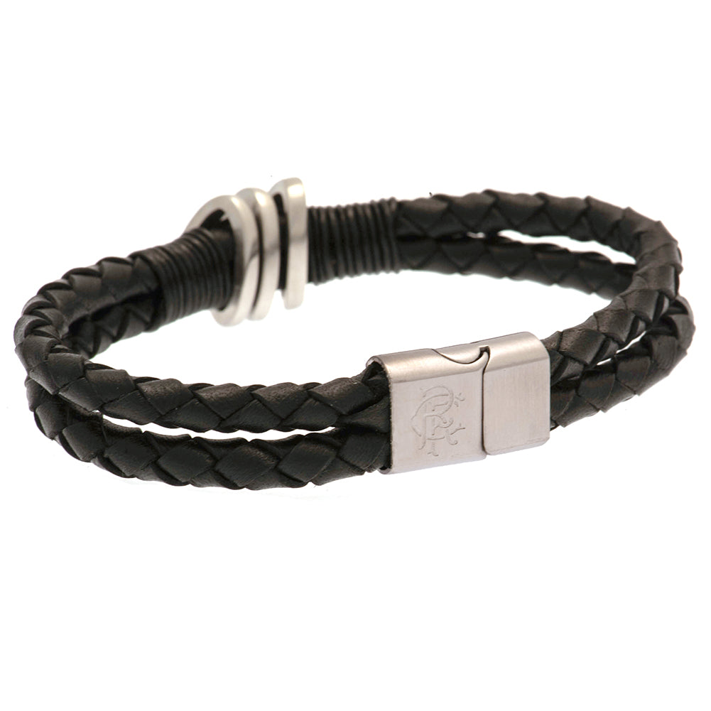 View Rangers FC Leather Bracelet information