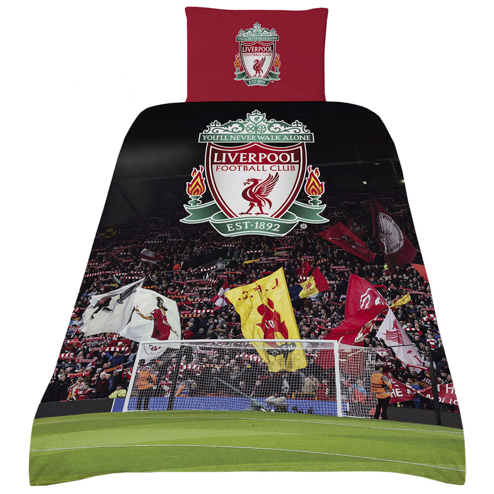 View Liverpool FC The Kop Single Duvet Set information