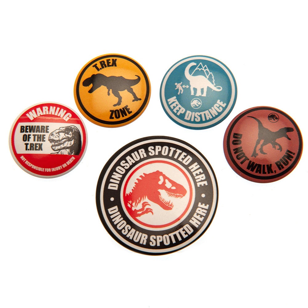 View Jurassic World Button Badge Set information