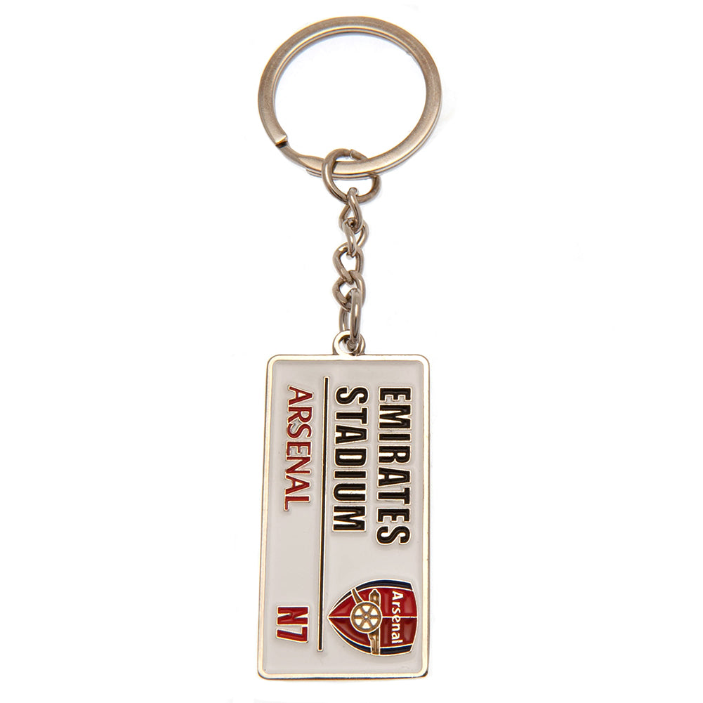 View Arsenal FC Embossed Street Sign Keyring information