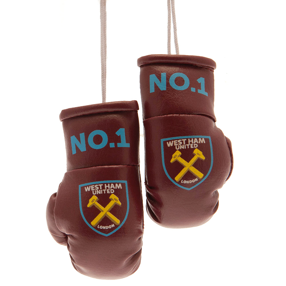 View West Ham United FC Mini Boxing Gloves information