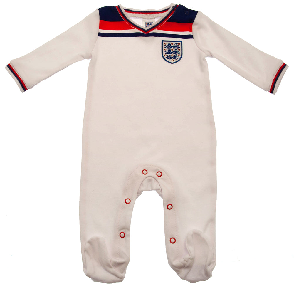 View England FA Sleepsuit 82 Retro 1218 Mths information