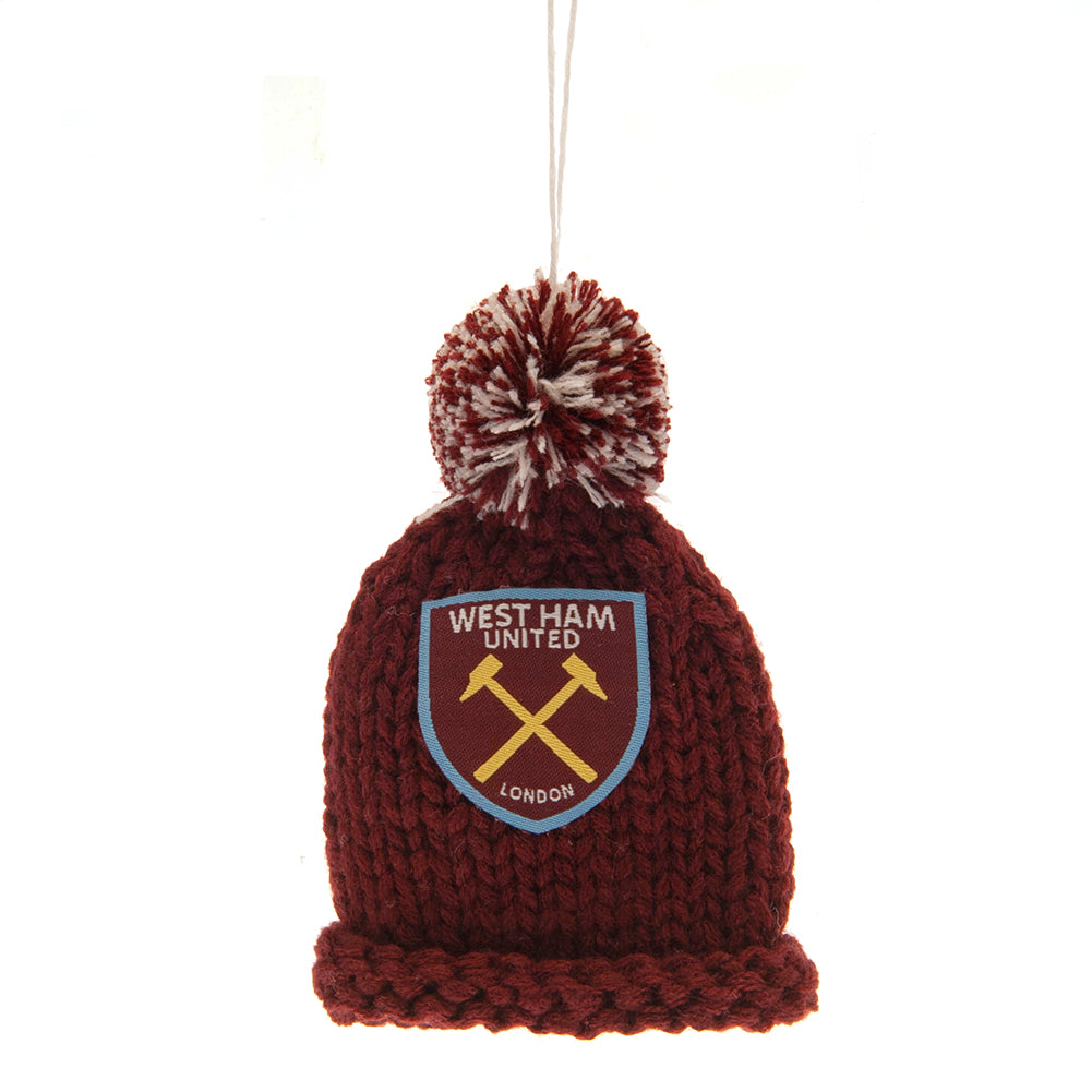 View West Ham United FC Hanging Bobble Hat information