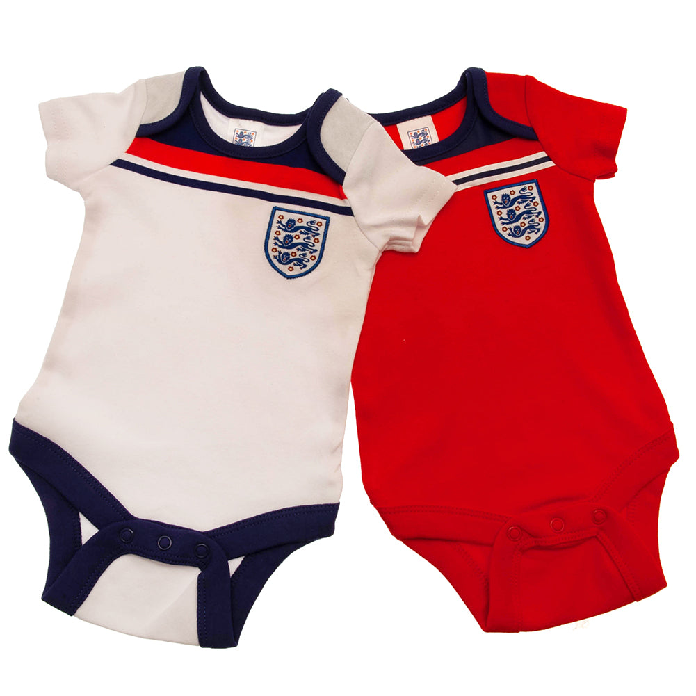 View England FA 2 Pack Bodysuit 82 Retro 1218 Mths information