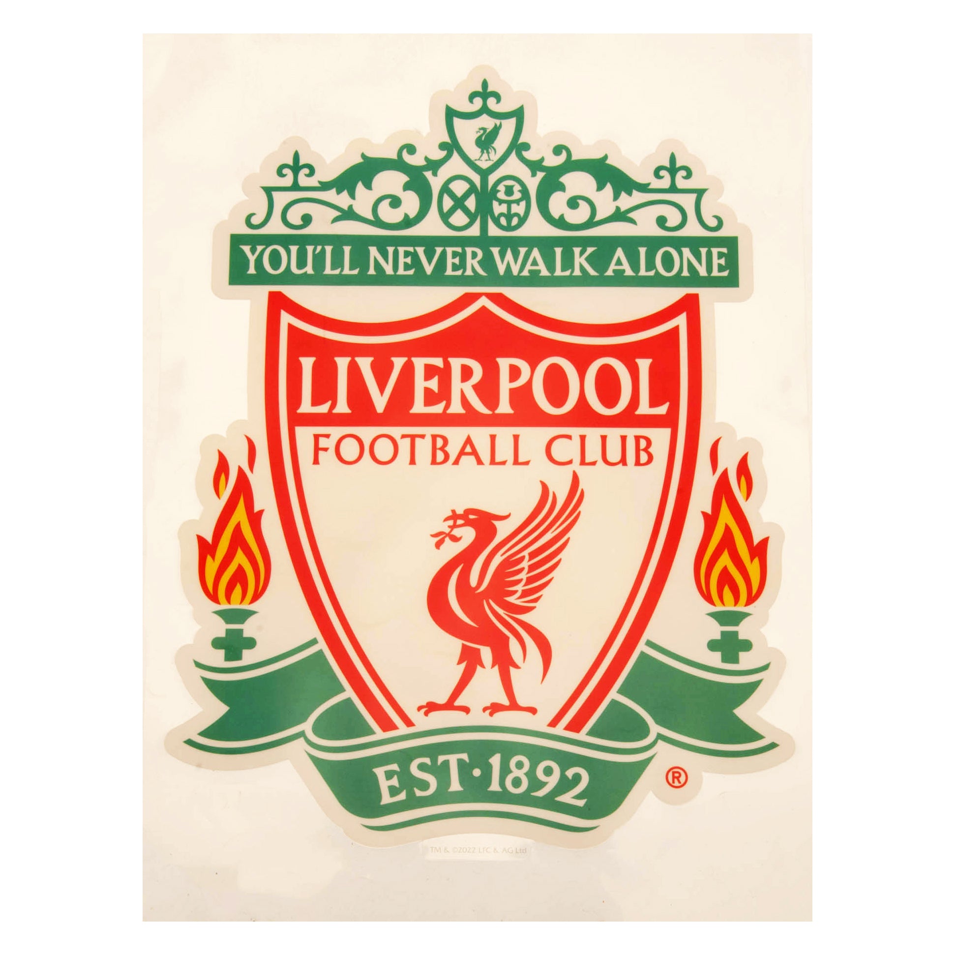 View Liverpool FC A4 Car Decal CR information